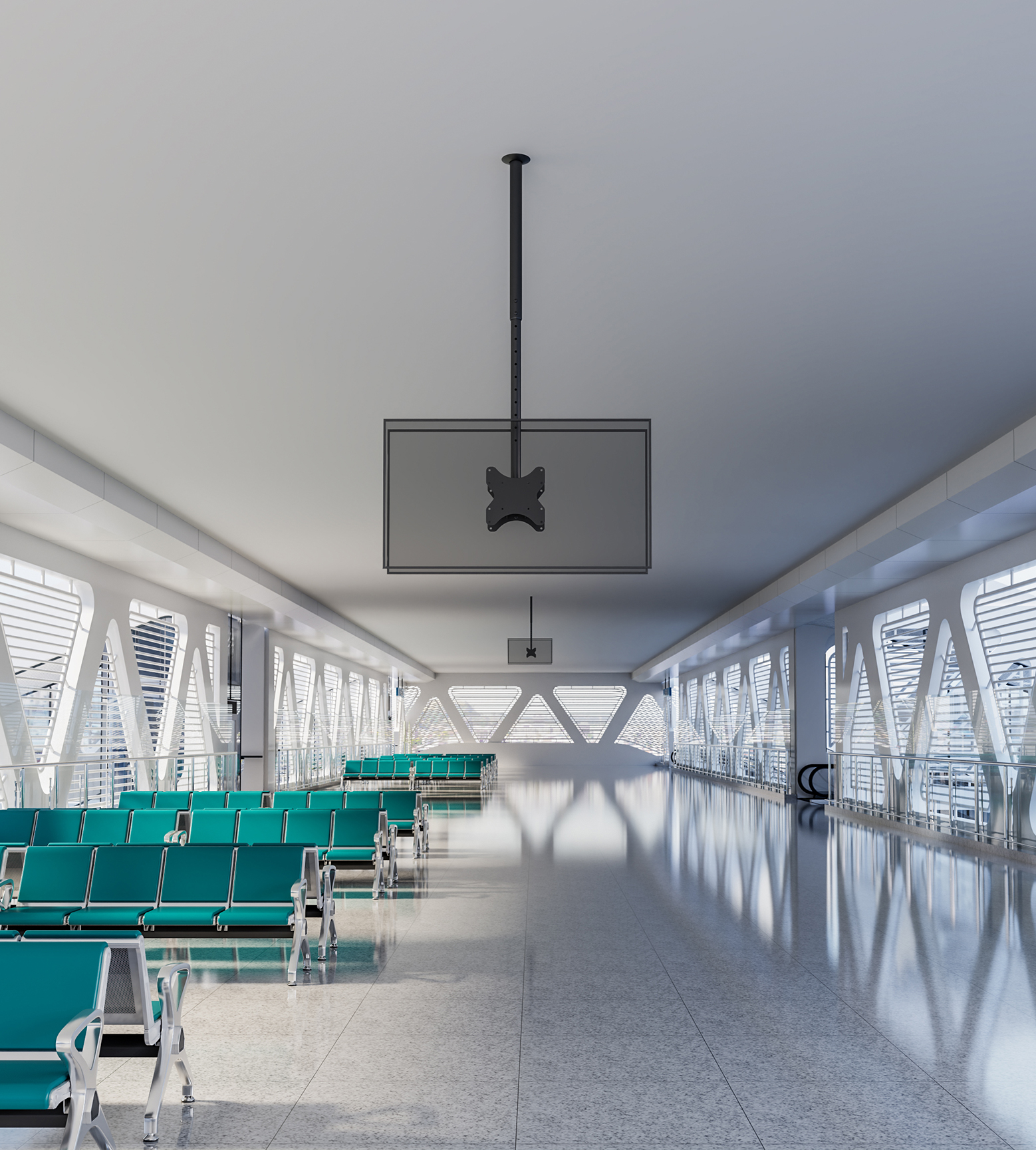 Montaggio versatile a soffitto