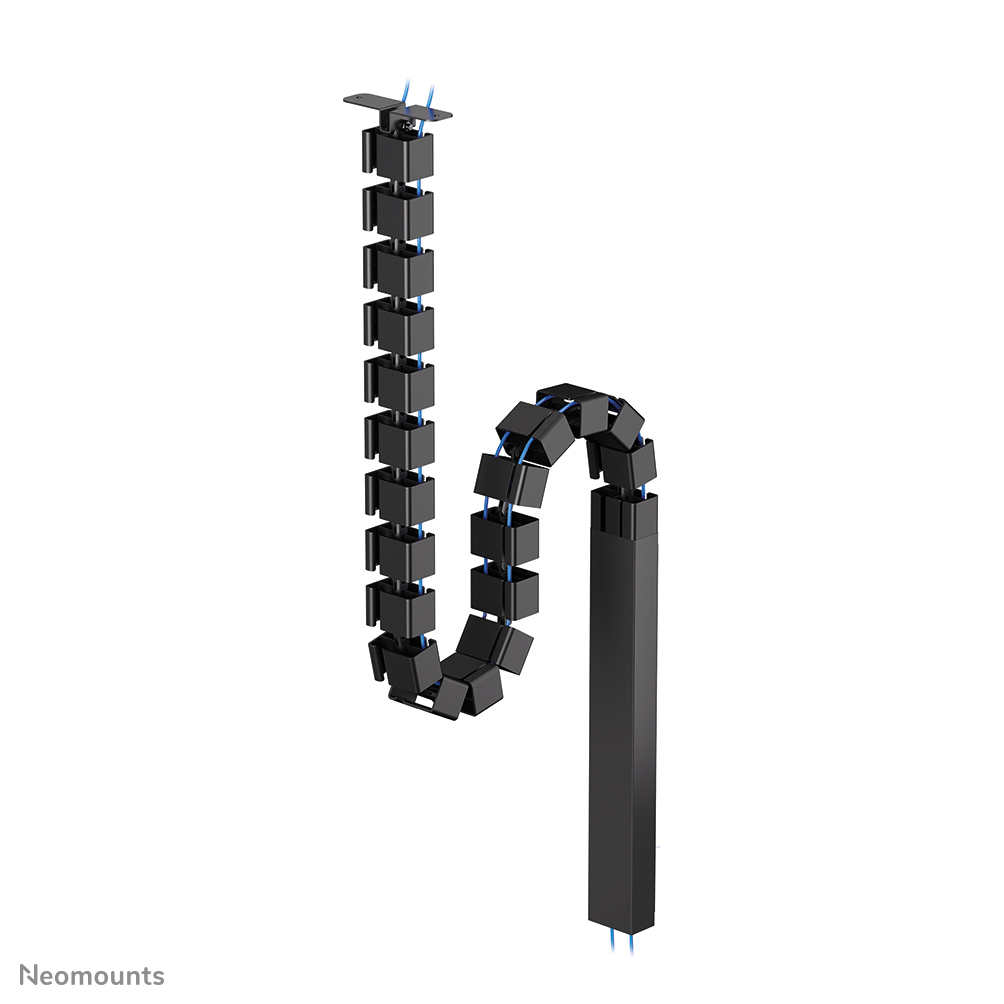 Neomounts ADS06-133BL Spina vertebrale - vertebre modulari - fissagio a vite - passacavi magnetico - universale - nero