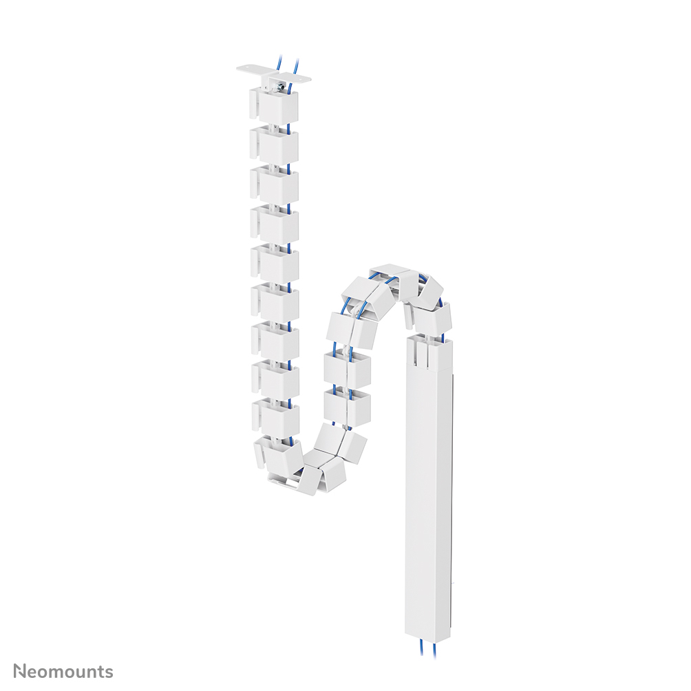Neomounts ADS06-133WH Spina vertebrale - vertebre modulari - fissagio a vite - passacavi magnetico - universale - bianco