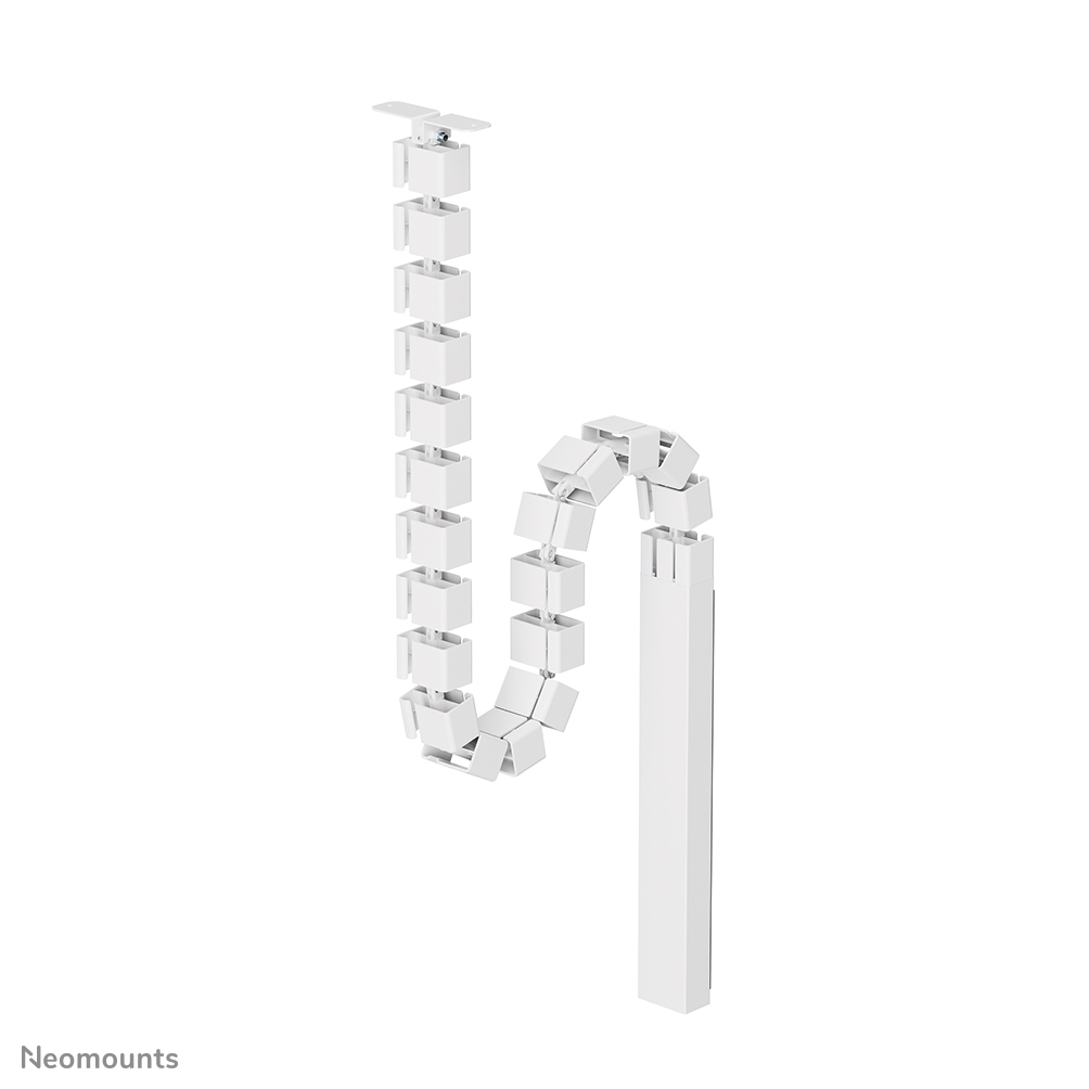 Neomounts ADS06-133WH Spina vertebrale - vertebre modulari - fissagio a vite - passacavi magnetico - universale - bianco
