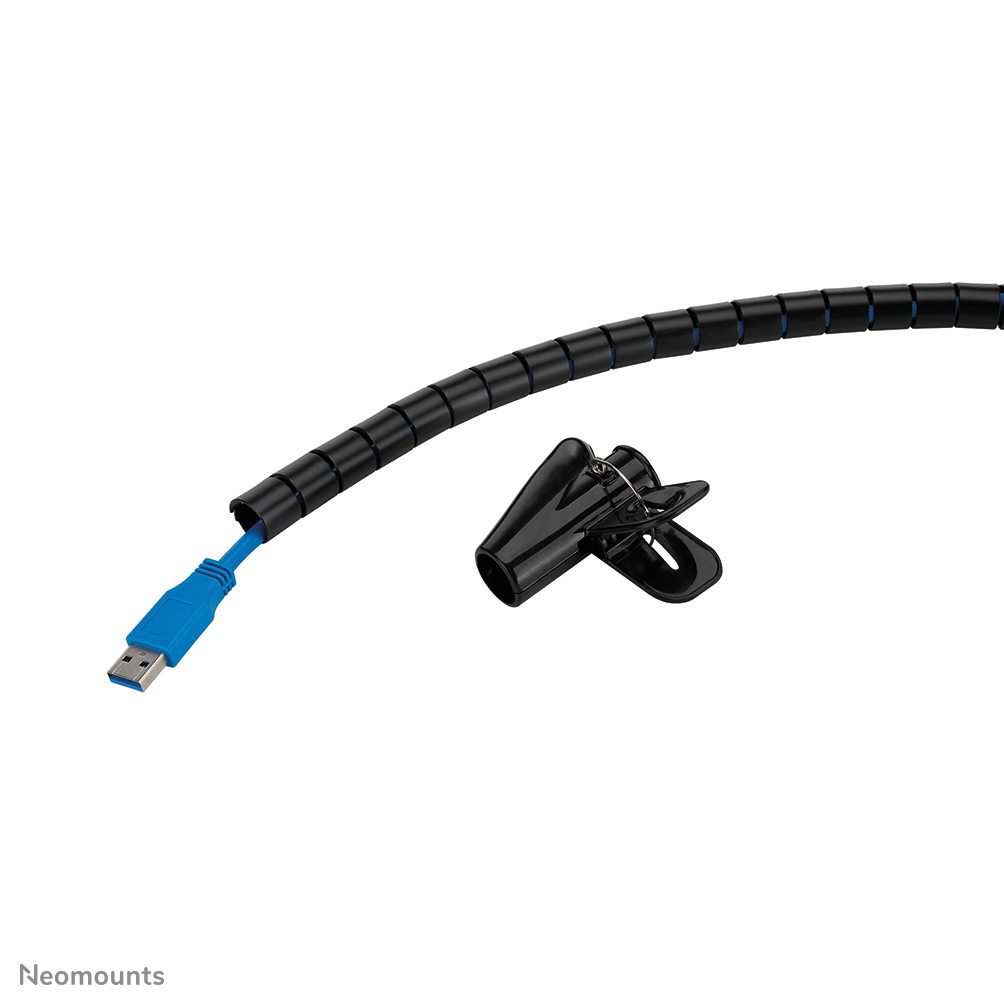 Neomounts ADS06-140BL Manicotto per cavi - per 1-3 cavi - 15 mm - universale - nero