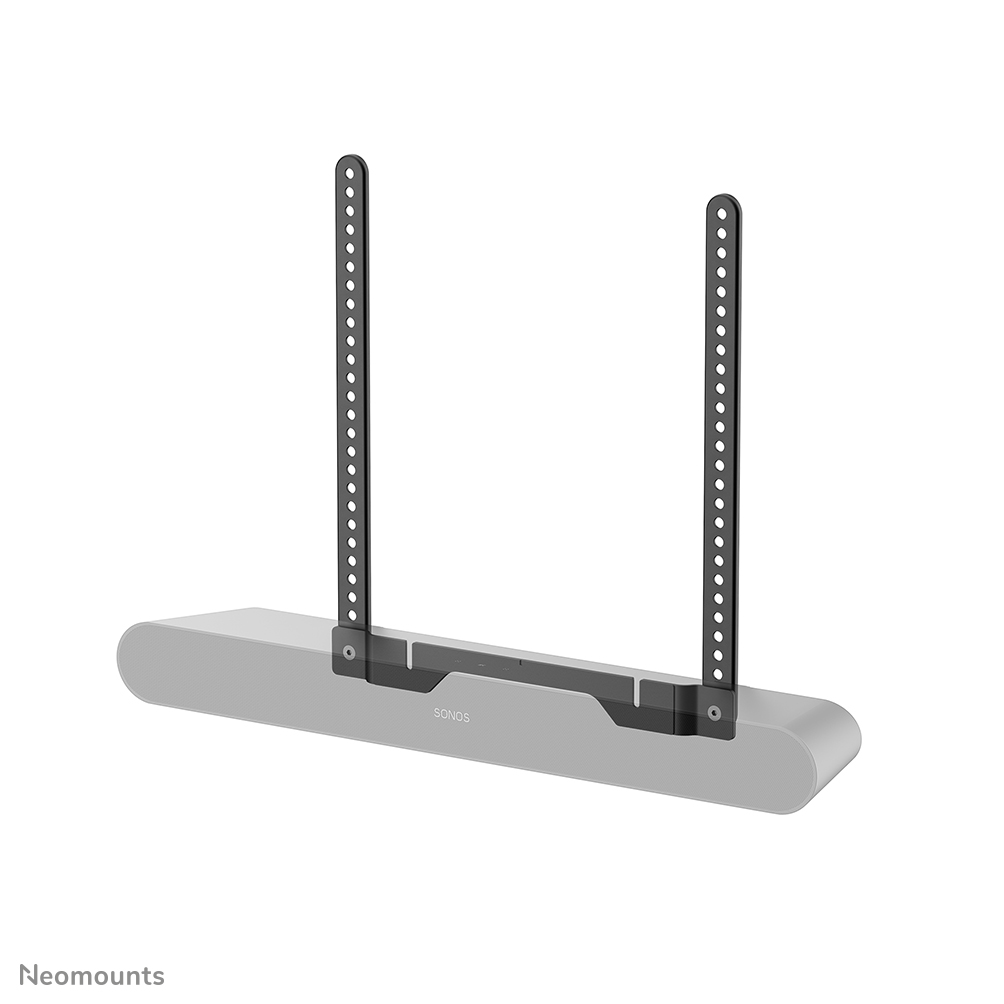 Neomounts AV35-726BL1 Supporto TV per Sonos Ray - Installazione semplice - Design agganciato alla TV - Nero