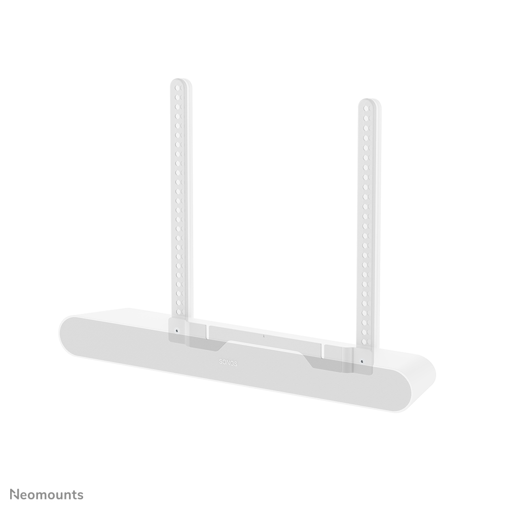 Neomounts AV35-726WH1 Supporto TV per Sonos Ray - Installazione semplice - Design agganciato alla TV - Bianco