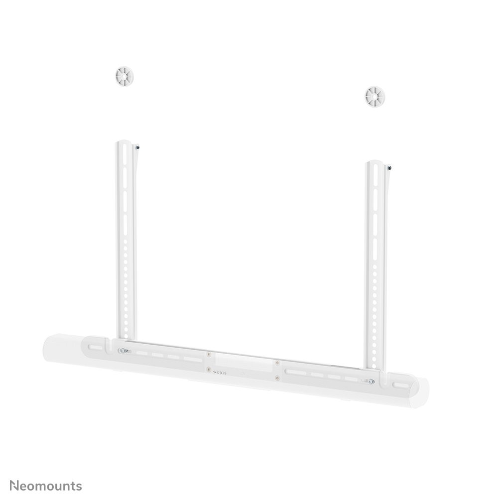 Neomounts AV35-727WH1 Supporto TV per Sonos Arc & Arc Ultra - Installazione semplice - Design agganciato alla TV - bianco