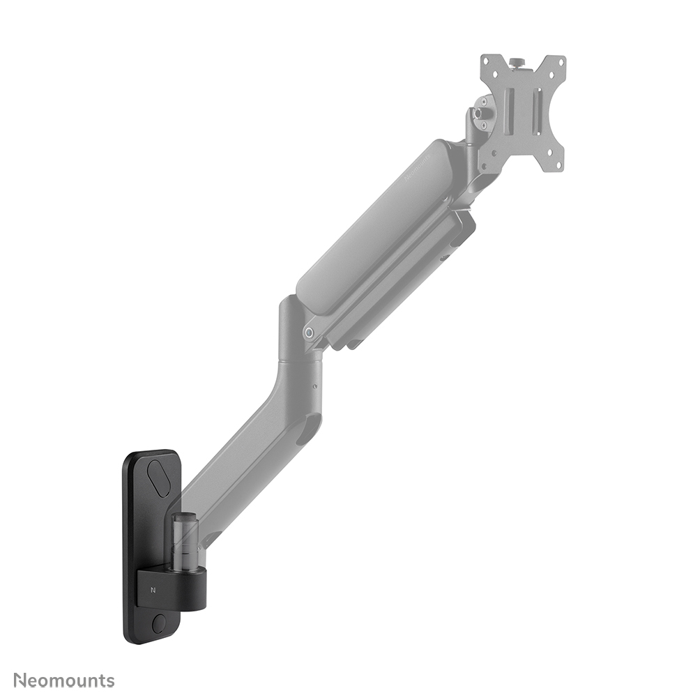 Neomounts NEXT AWL75-450BL Adattatore da parete per supporto da scrivania - imballaggio 100% privo di plastica - adatto per DS70-/DS70PLUS-450BL1, DS75-450BL2 - nero
