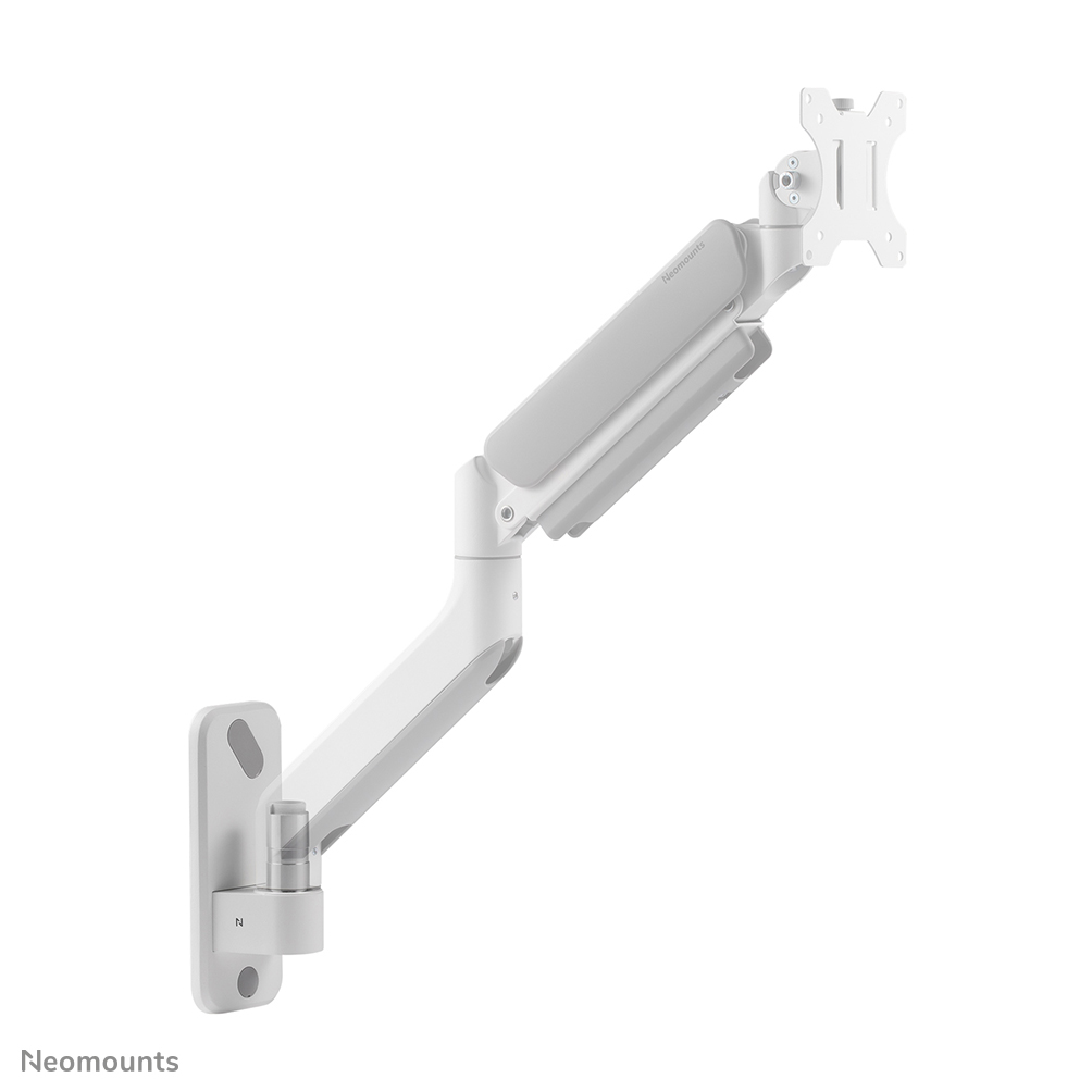 Neomounts NEXT AWL75-450WH Adattatore da parete per supporto da scrivania - imballaggio 100% privo di plastica - adatto per DS70-/DS70PLUS-450WH1, DS75-450WH2 - bianco