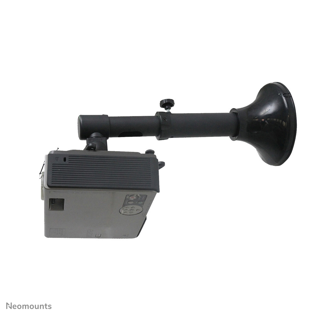 BEAMER-W050BLACK è un supporto a parete universale per proiettori e videoproiettori.
