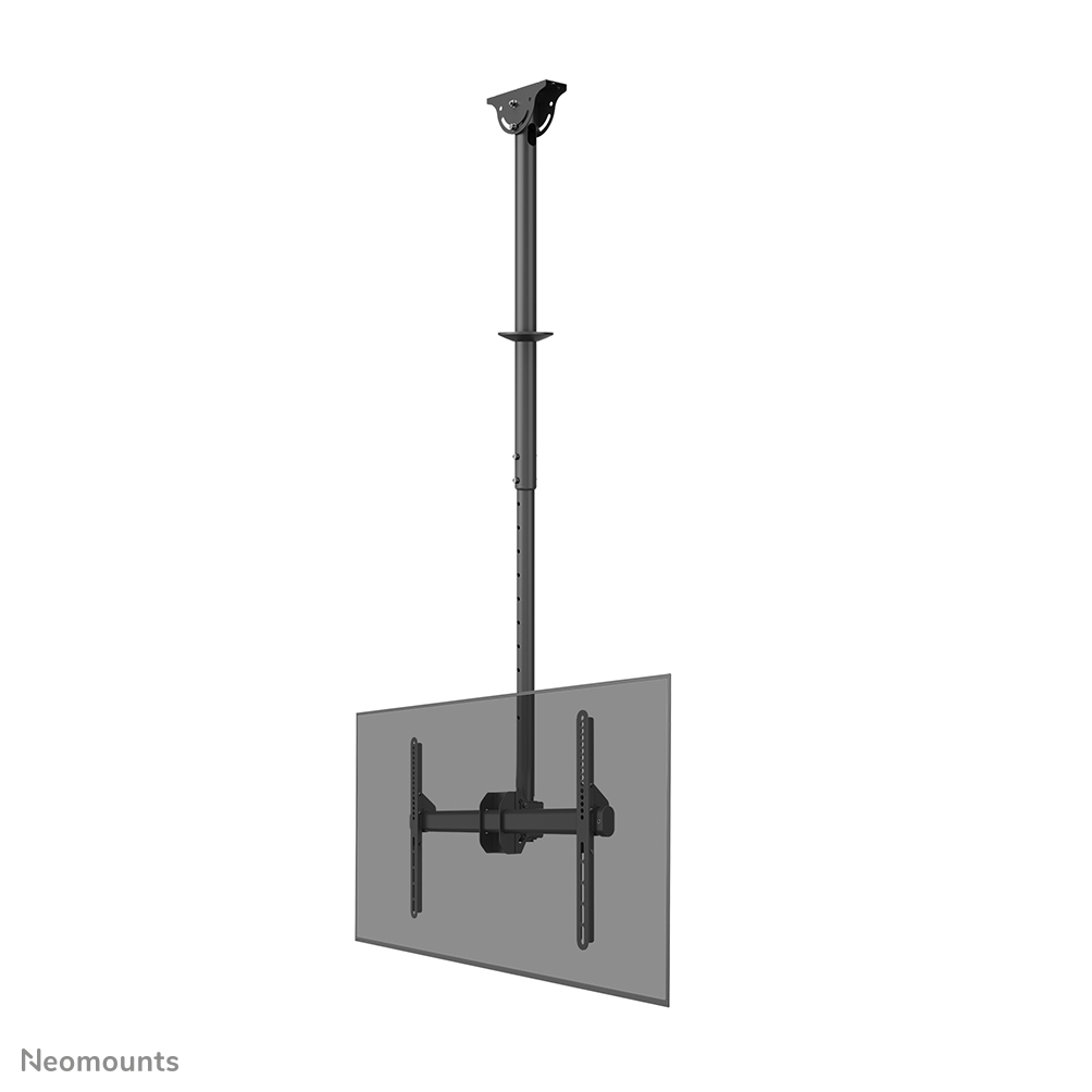 Neomounts CL35-440BL16L Supporto monitor/TV a soffitto 1 schermo - 37-70" - max 50 kg - VESA 200x200-600x400 - alt. 106-156 cm - nero