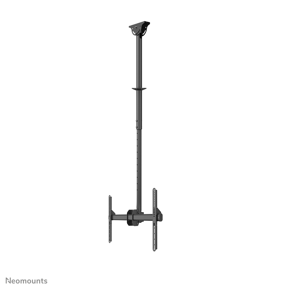 Neomounts CL35-440BL16L Supporto monitor/TV a soffitto 1 schermo - 37-70" - max 50 kg - VESA 200x200-600x400 - alt. 106-156 cm - nero