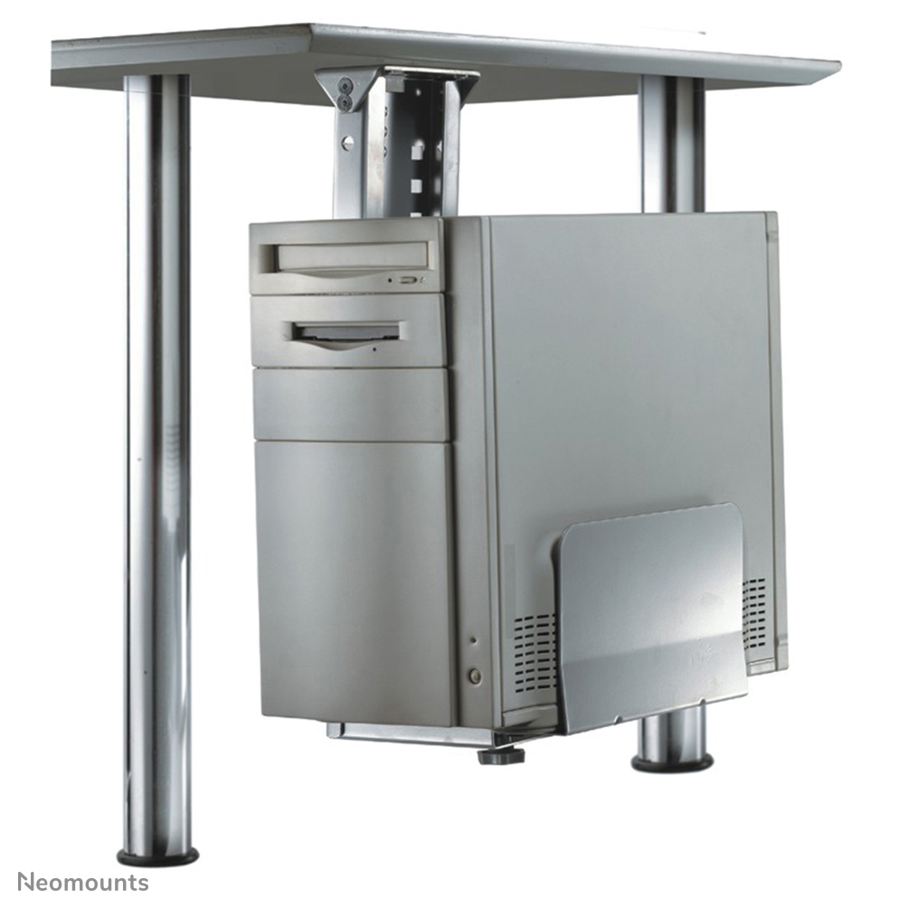 Neomounts CPU-D200SILVER Supporto per CPU/PC - max 30 kg - alt. 39-54 cm - larg. 13-23 cm - universale - argento