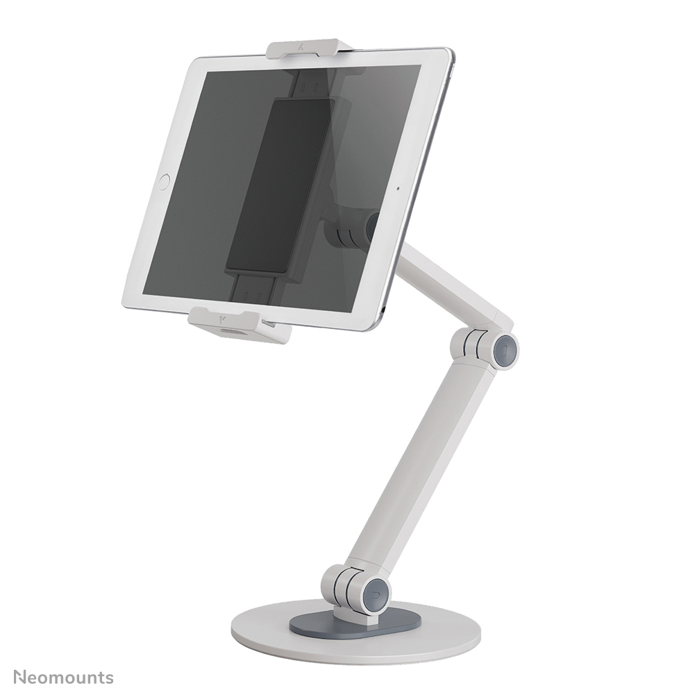 Neomounts DS15-550WH1 Supporto per tablet - 4.7-12.9" - 270° inclinabile - 360° ruotabile - universale - bianco