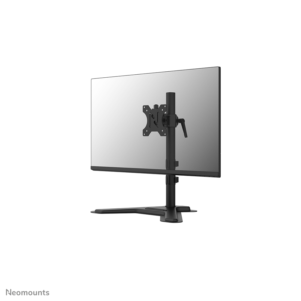 Neomounts DS45-600BL1 Supporto per singolo monitor - 10-32" - 0-9 kg | 19,8 lbs -  inclinabile di 90° -  ruotabile di 360° - VESA 75x75 - Nero