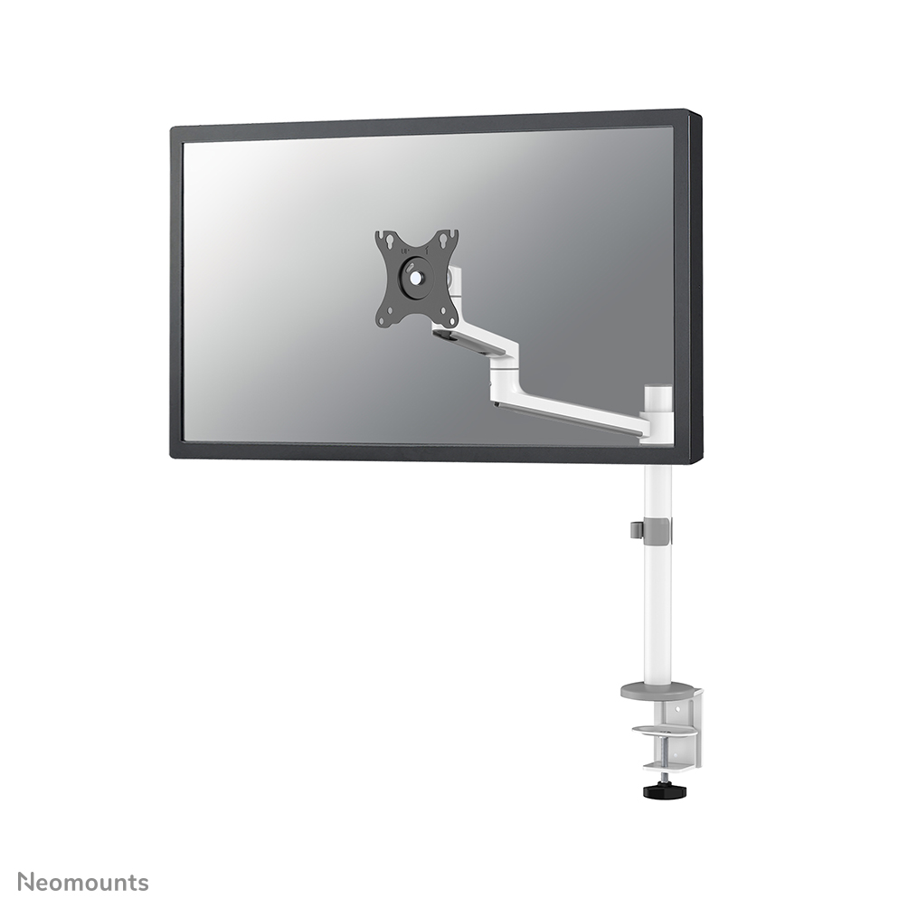 Neomounts NEXT Lite DS60-425WH1 Braccio per monitor 1 schermo - 17-27" - 0-8 kg - modello T-Rex salvaspazio - imballaggio 100% privo di plastica - bianco
