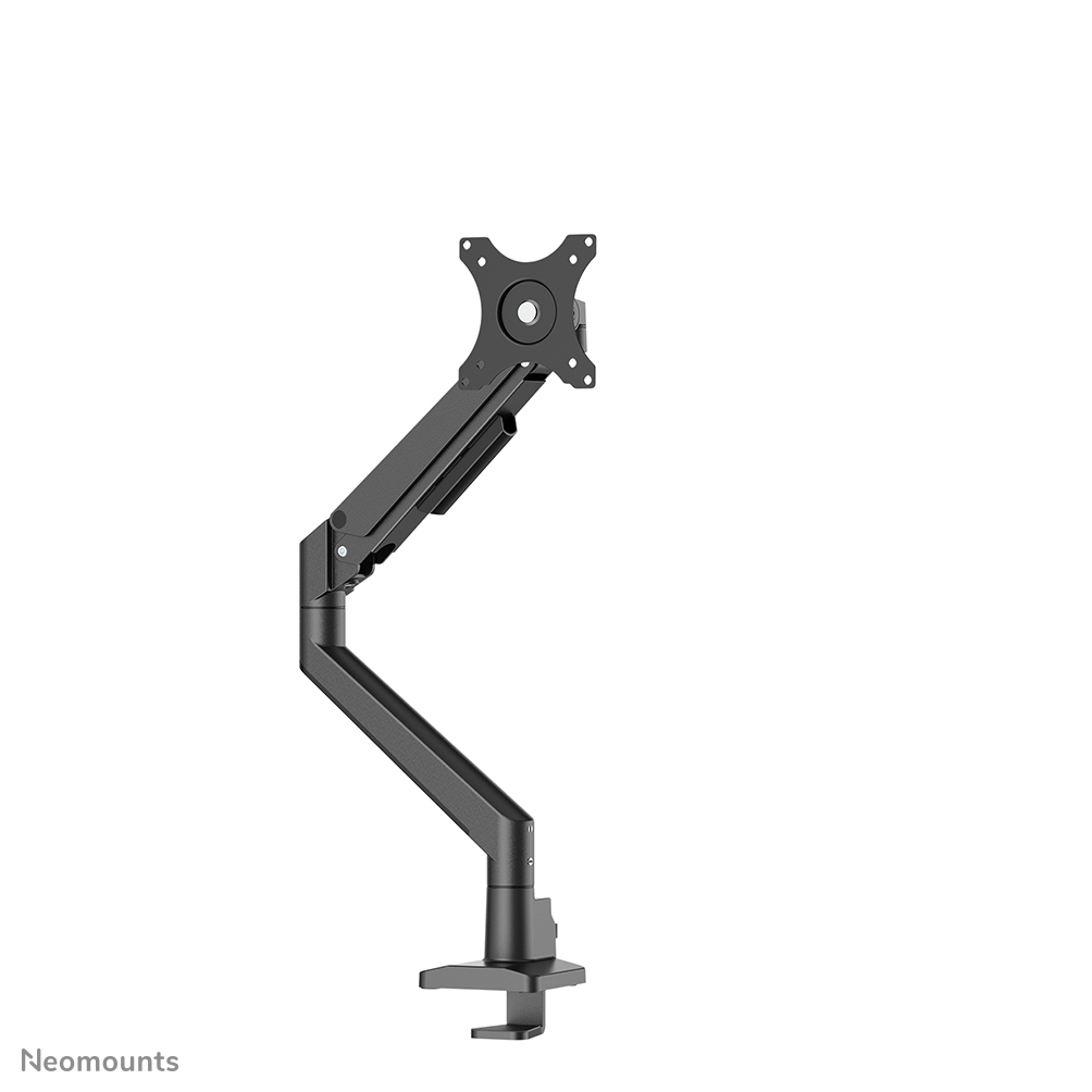 Neomounts NEXT Slim DS70-250BL1 Braccio per monitor 1 schermo - 17-35" - 1-9 kg (curvo 8 kg) - molla a gas - 180°-stop - Topfix - modello Easy Install - imballaggio 100% privo di plastica - nero