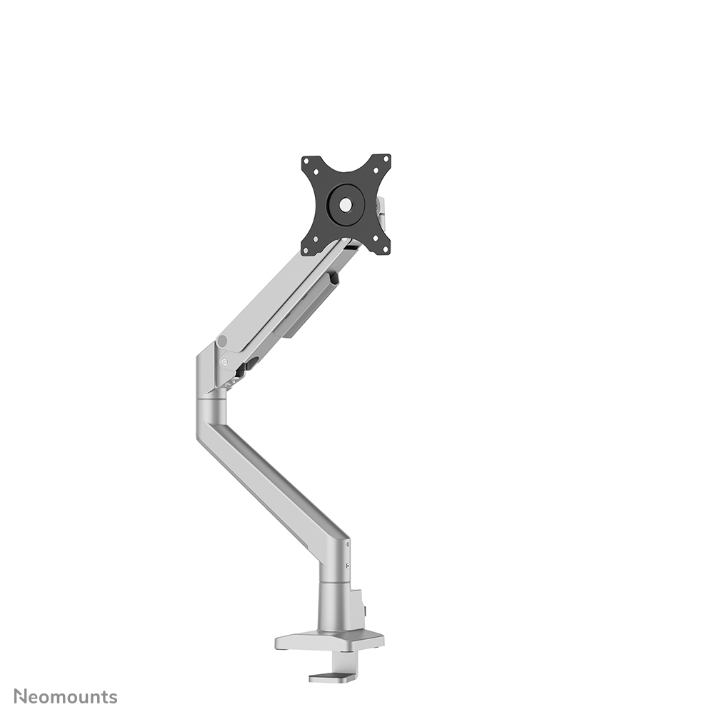 Neomounts NEXT Slim DS70-250SL1 Braccio per monitor 1 schermo - 17-35" - 1-9 kg (curvo 8 kg) - molla a gas - 180°-stop - Topfix - modello Easy Install - imballaggio 100% privo di plastica - argento
