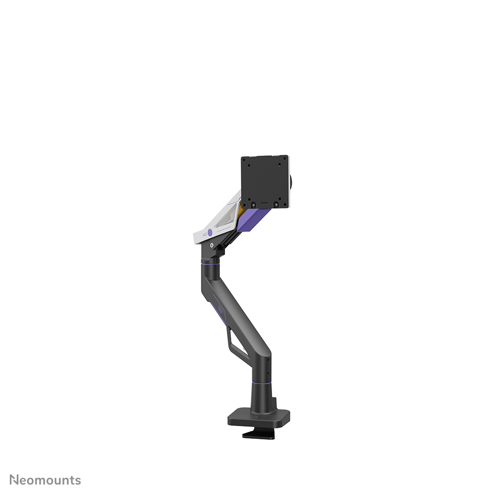 Neomounts ACE DS70-256BL1 Braccio per monitor gaming 1 schermo - 24-57"- 2-30 kg (curvo 24 kg) - inclinazione di precisione - molla a gas - 180°-stop - Topfix - modello Easy Install - nero