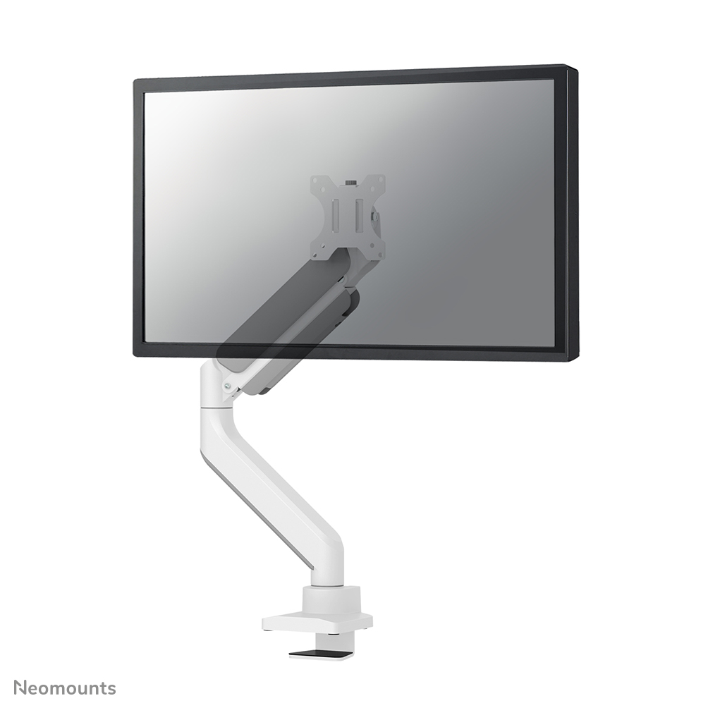 Neomounts NEXT Core DS70-450WH1 Braccio per monitor 1 schermo - 17-42" - 1-15 kg (curvo 11 kg) - molla a gas - 180°-stop - Topfix - modello Easy Install - imballaggio 100% privo di plastica - bianco