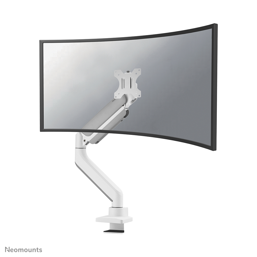 Neomounts NEXT Core DS70PLUS-450WH1 Braccio per monitor 1 schermo - 17-49" - 1-18 kg (curvo 14 kg) - molla a gas - 180°-stop - Topfix - modello Easy Install - imballaggio 100% privo di plastica - bianco
