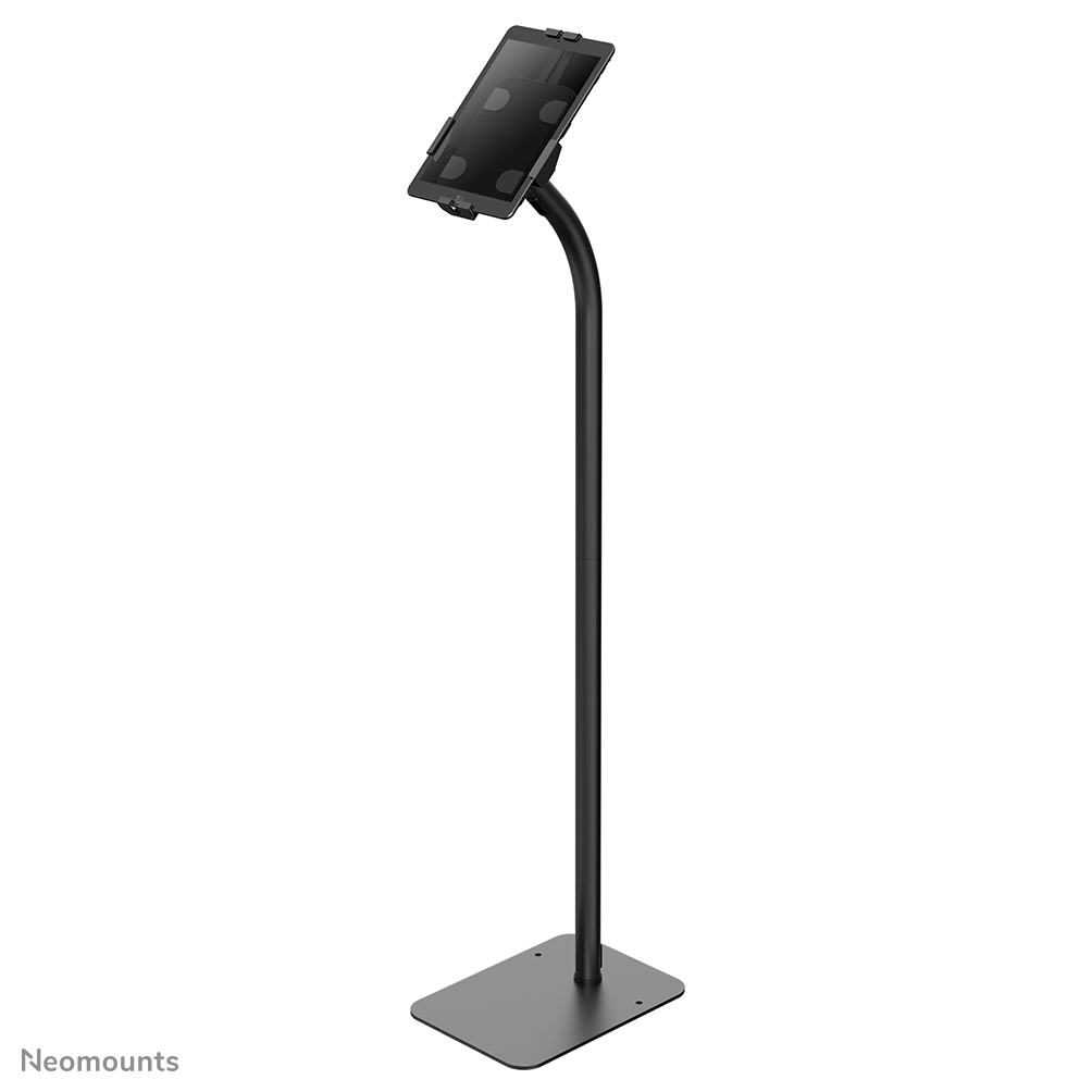 Neomounts FL15-625BL1 Supporto da pavimento per tablet - 7.9-11" - 130° inclinabile - 360° ruotabile - bloccabile (incl. vite di sicurezza, escl. serratura) - a fissaggio - adatto per iPad/iPad Air 9.7" - nero