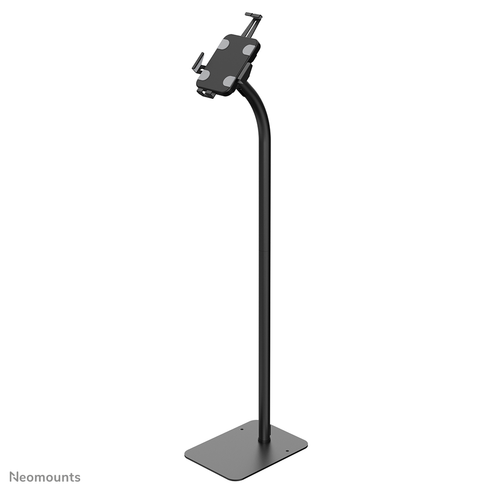 Neomounts FL15-625BL1 Supporto da pavimento per tablet - 7.9-11" - 130° inclinabile - 360° ruotabile - bloccabile (incl. vite di sicurezza, escl. serratura) - a fissaggio - adatto per iPad/iPad Air 9.7" - nero