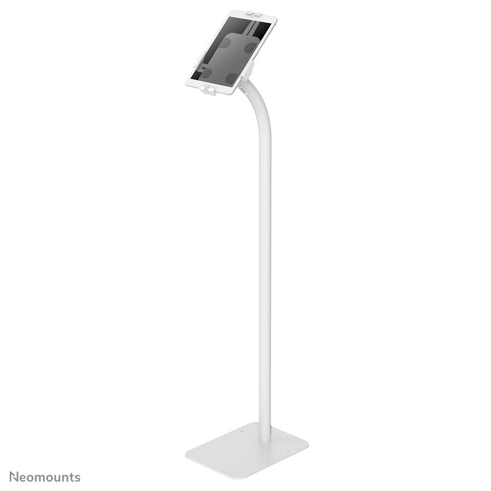Neomounts FL15-625WH1 Supporto da pavimento per tablet - 7.9-11" - 130° inclinabile - 360° ruotabile - bloccabile (incl. vite di sicurezza, escl. serratura) - a fissaggio - adatto per iPad/iPad Air 9.7" - bianco