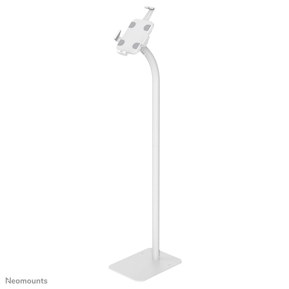 Neomounts FL15-625WH1 Supporto da pavimento per tablet - 7.9-11" - 130° inclinabile - 360° ruotabile - bloccabile (incl. vite di sicurezza, escl. serratura) - a fissaggio - adatto per iPad/iPad Air 9.7" - bianco