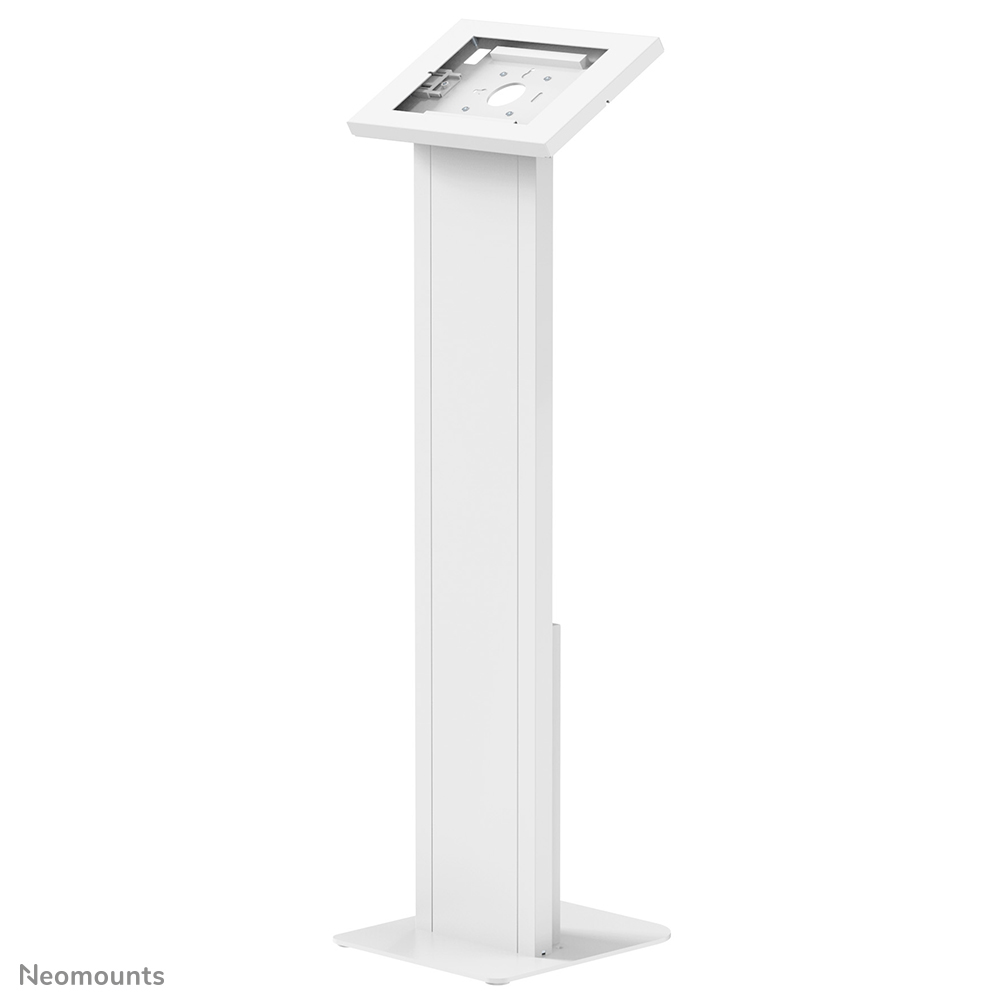 Neomounts FL15-750WH1 Supporto da pavimento per tablet - bloccabile (incl. serratura) - VESA 75x75 - a fissaggio - adatto per vari 9.7-11" tablet - bianco