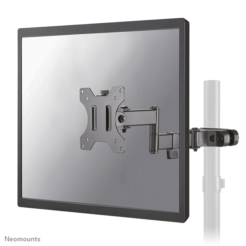 Neomounts FL40-450BL11 Supporto palo per TV - 17-32" - max 8 kg - VESA 75x75-100x100 - adatto per Ø 28-60 mm - mobilità completa - nero