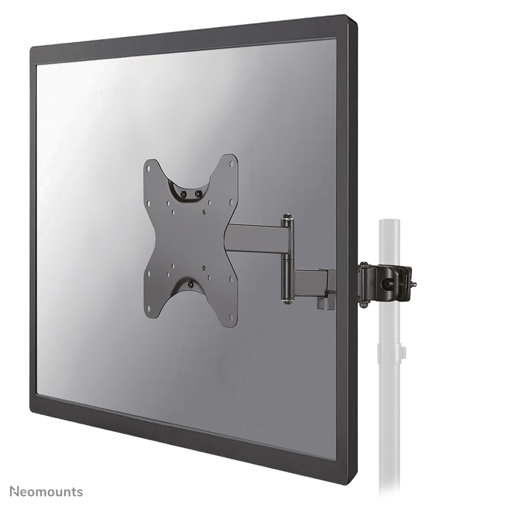 Neomounts FL40-450BL12 Supporto palo per TV - 23-42" - max 25 kg - VESA 75x75-200x200 - adatto per Ø 28-50 mm - livello regolabile - mobilità completa - nero