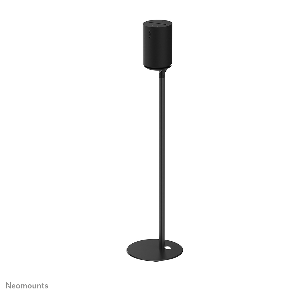 Neomounts FL45-721BL1 Stand da pavimento per Sonos Era 100 - Altezza 85 cm - Base da terra 25 cm - Gestione dei cavi - Nero