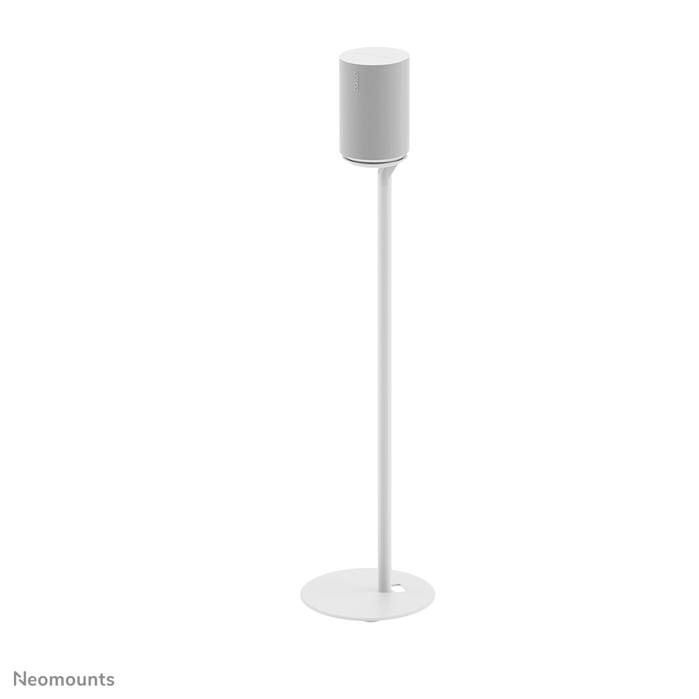Neomounts FL45-721WH1 Stand da pavimento per Sonos Era 100 - Altezza 85 cm - Base da terra 25 cm - Gestione dei cavi - Bianco