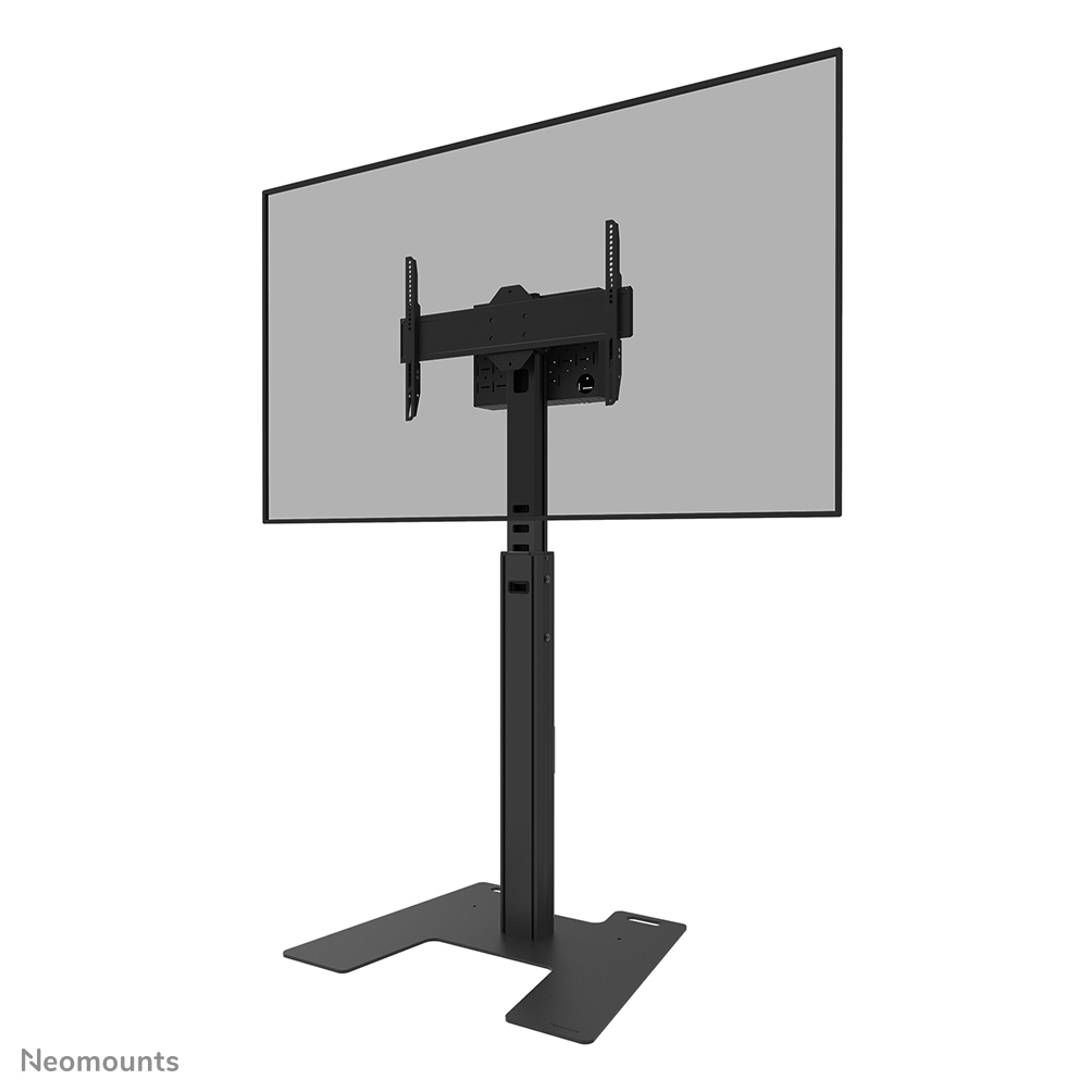 Neomounts MOVE Up FL45S-825BL1 Supporto da pavimento per TV - 37-75" - max 70 kg - manuale alt. 104-157 cm - VESA 100x100-600x400 - bloccabile (escl. serratura) - Kit videobar opzionalmente disponibile - nero