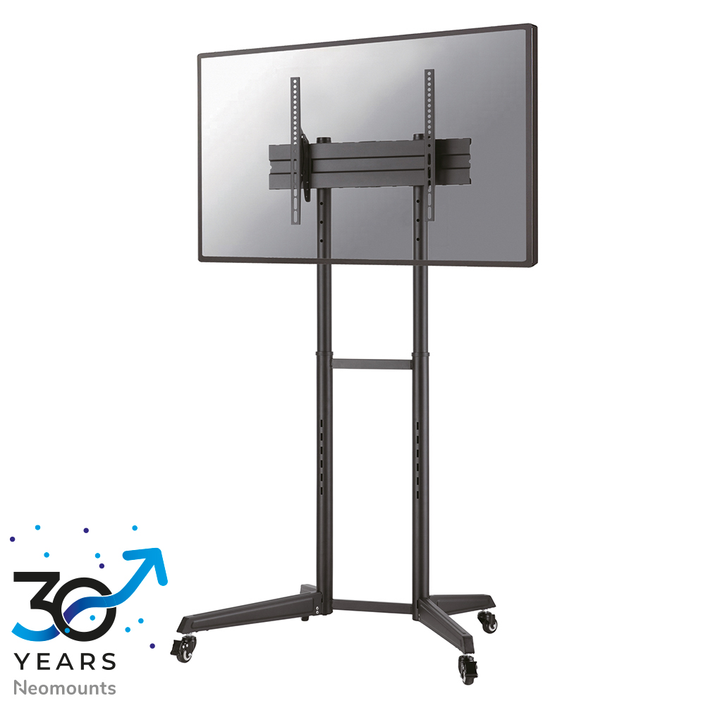 Neomounts FL50-540BL1 Carrello TV - 37-70" - max 50 kg - manuale alt. 128,5-145 cm - VESA 100x100-600x400 - nero
