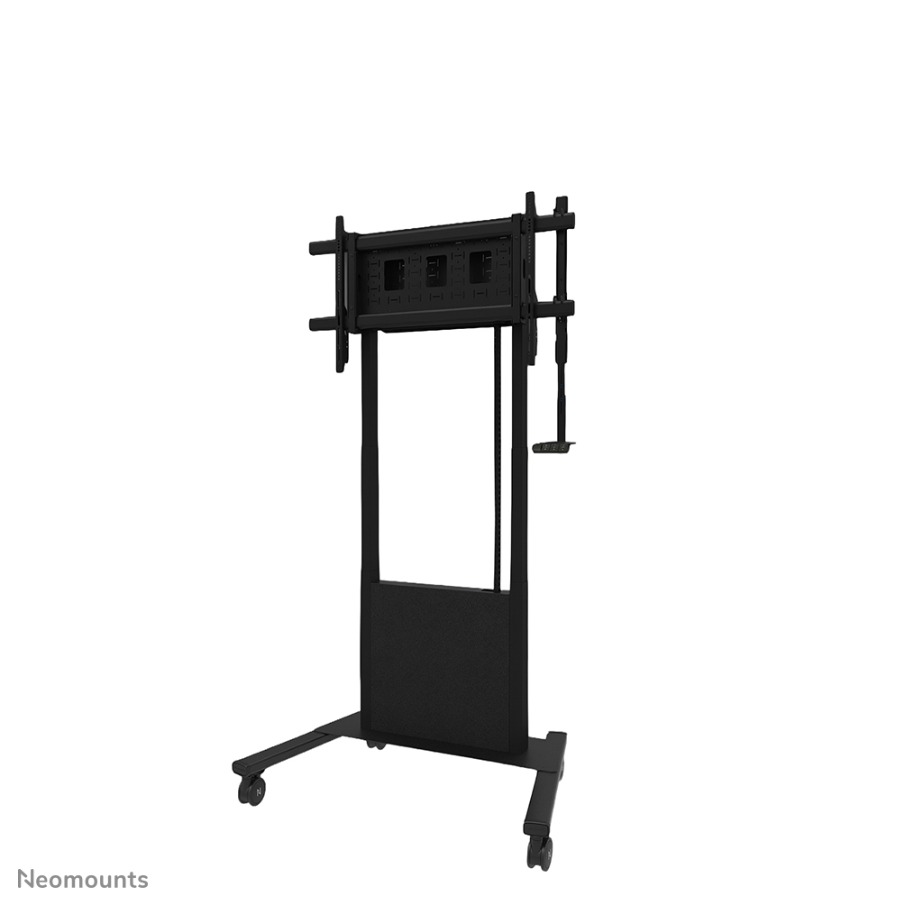 Neomounts MOVE Lift X FL55-885BL1 Carrello TV - 65-105" - max 120 kg - regolazione elettrica dell'altezza 125,4-235,4 cm - 50 mm/sec - VESA 200x200-1000x600 - bloccabile - nero