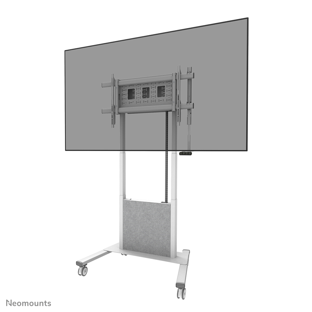 Neomounts MOVE Lift X FL55-885WH1 Carrello TV - 65-105" - max 120 kg - regolazione elettrica dell'altezza 125,4-235,4 cm - 50 mm/sec - VESA 200x200-1000x600 - bloccabile - bianco