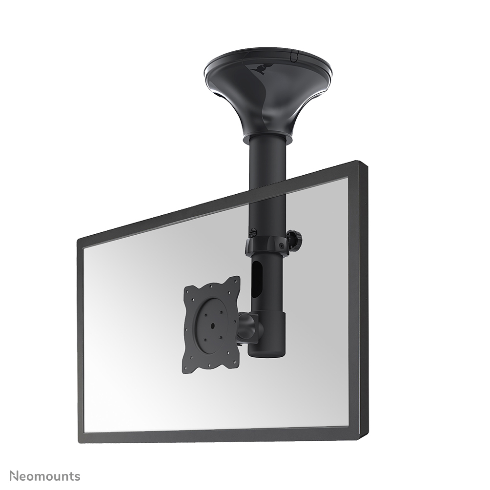 FPMA-C025BLACK è un supporto da soffitto per schermi LCD/LED/TFT fino a 30" (76 cm).

