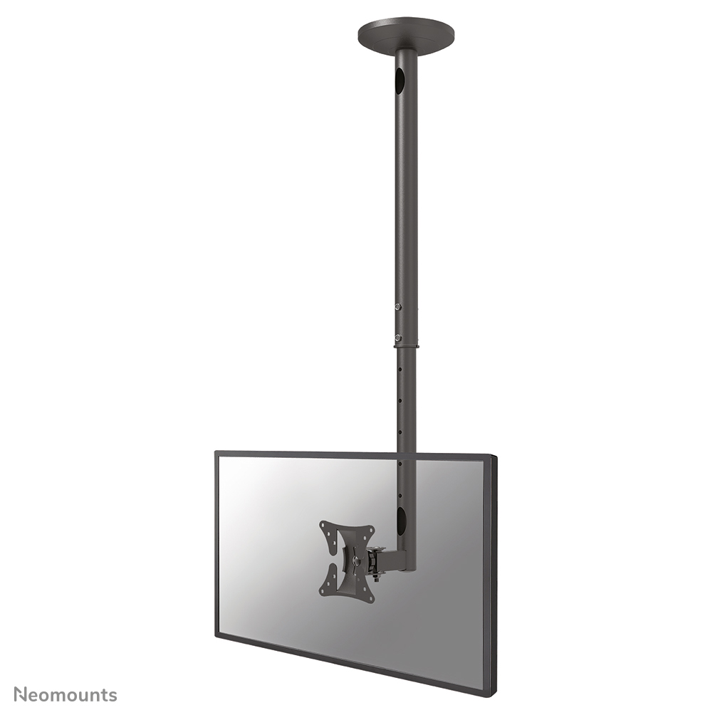 Neomounts FPMA-C050BLACK Supporto monitor/TV a soffitto 1 schermo - 10-30" - max 20 kg - VESA 50x50-100x100 - alt. 60-85 cm - nero