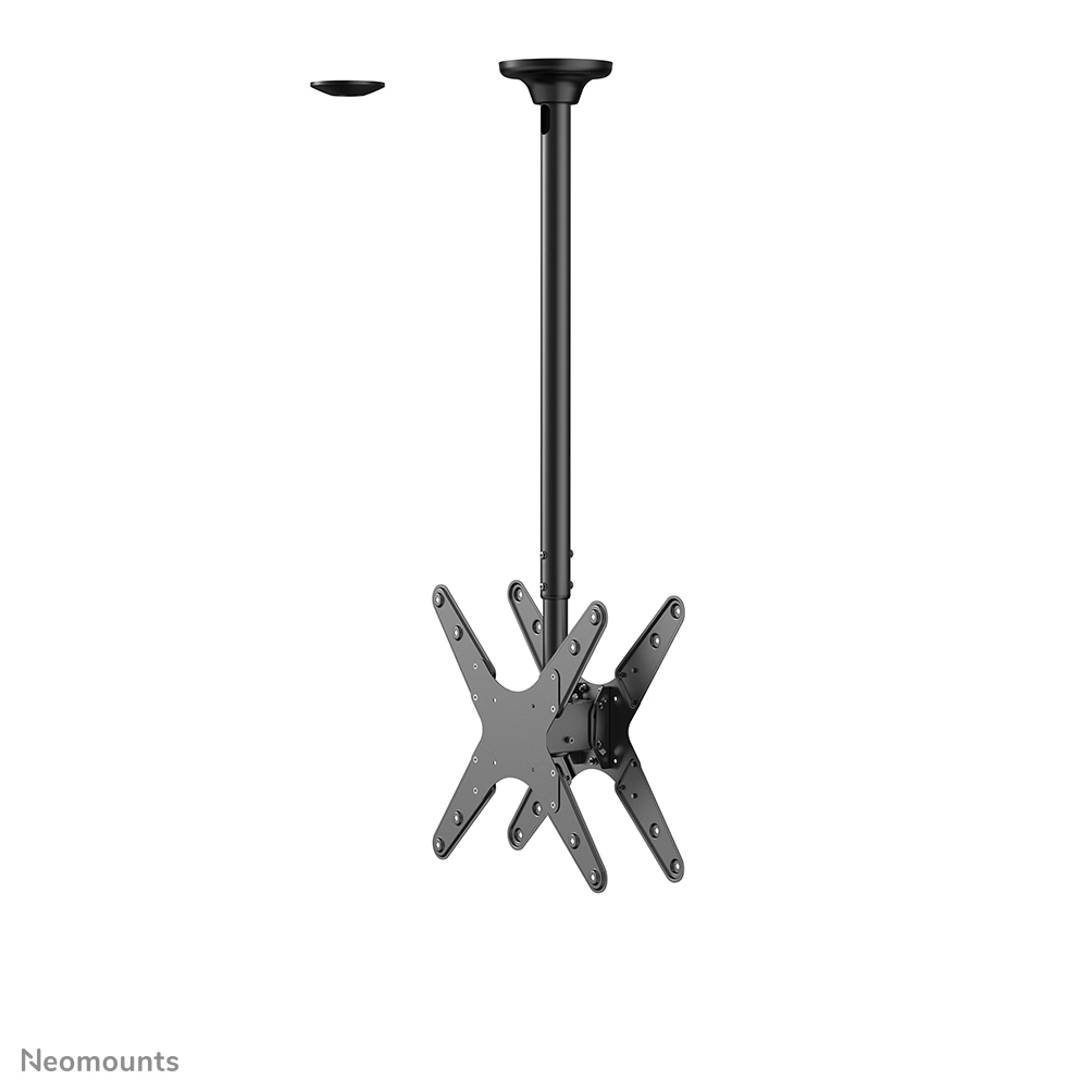 Neomounts supporto a soffitto per TV/monitor doppio full motion per schermi 32-75" - Nero