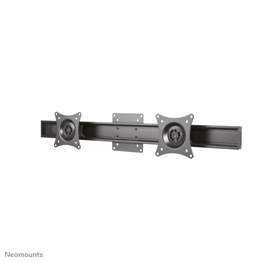 Neomounts FPMA-CB200BLACK Adattatore per braccio monitor traversa da 1 a 2 schermi - 10-27" - 0-7 kg/schermo - VESA 75x75-100x100 - nero