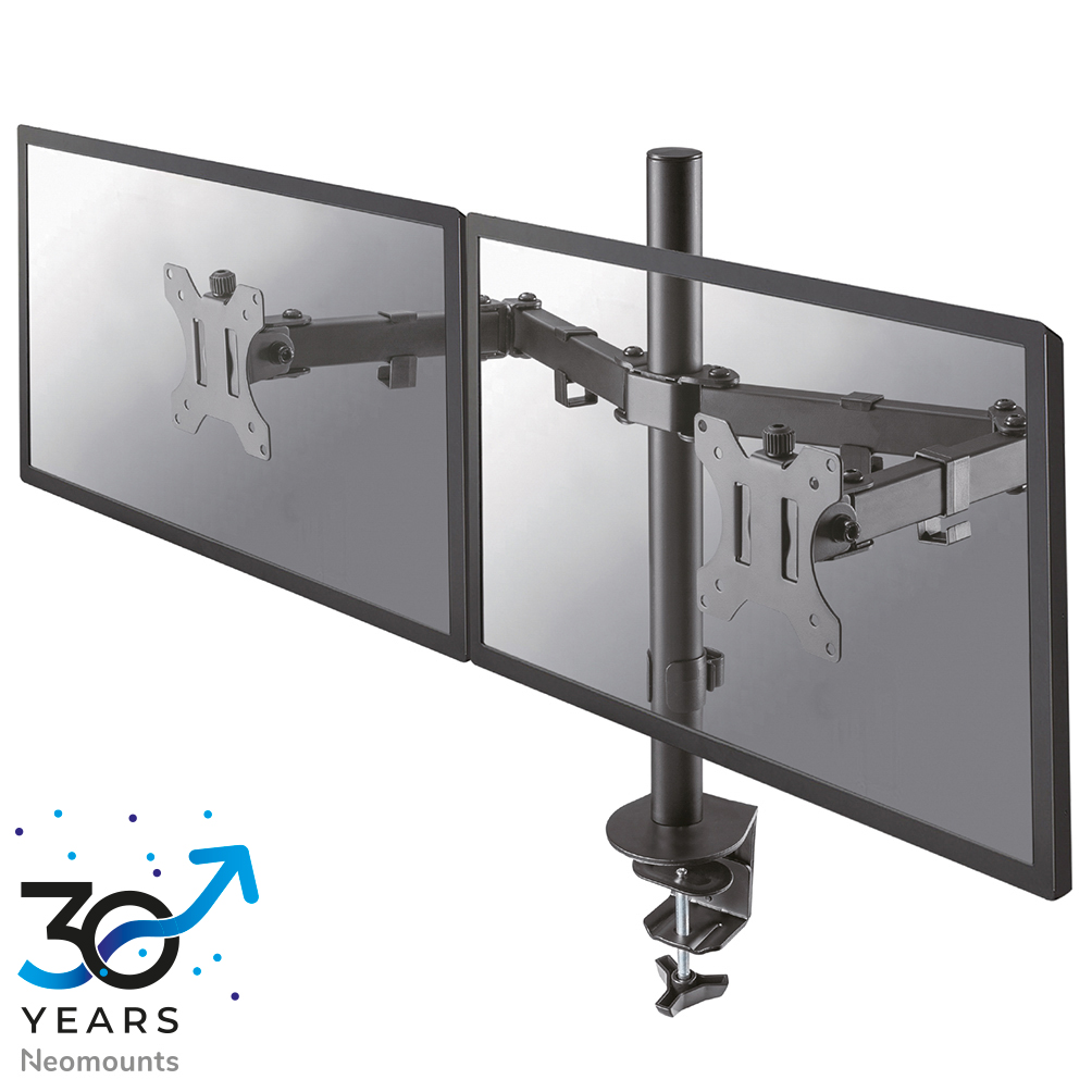 Neomounts FPMA-D550DBLACK Braccio per monitor 2 schermi - 10-32" - 0-8 kg/schermo - nero