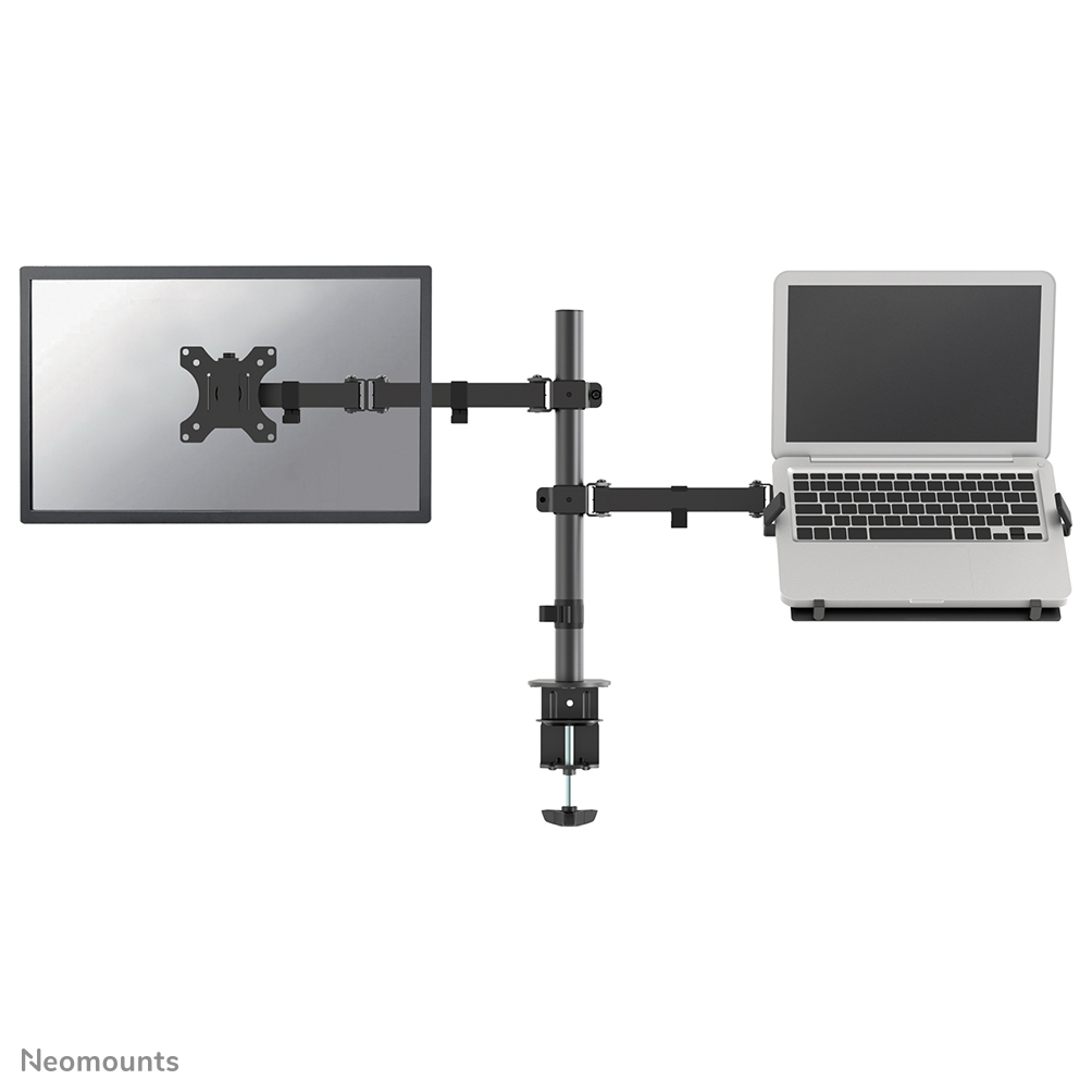 Neomounts FPMA-D550NOTEBOOK Braccio per monitor 1 schermo con supporto per laptop - 10-32" - 0-8 kg - nero
