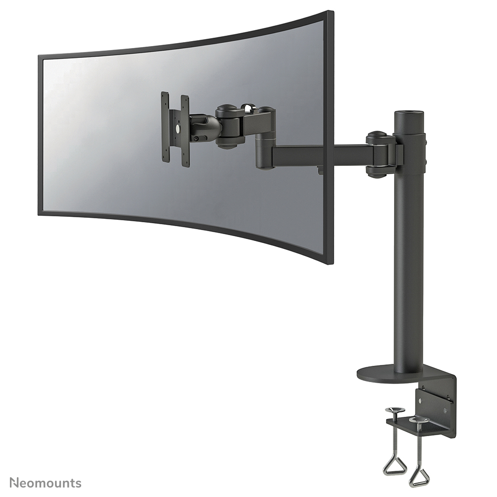 Neomounts FPMA-D960BLACKPLUS Braccio per monitor 1 schermo - 10-49" - 0-20 kg (curvo 18 kg) - nero