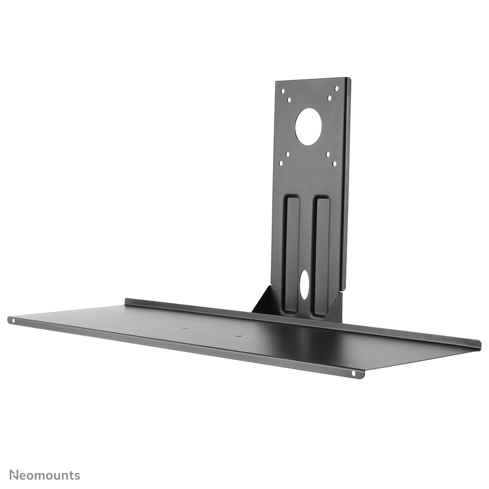 Neomounts KEYB-V200BLACK Portatastiera e portamouse Installazione VESA per schermi fino a 32" - max 2 kg - VESA 75x75-100x100 - larg. 65 cm - nero