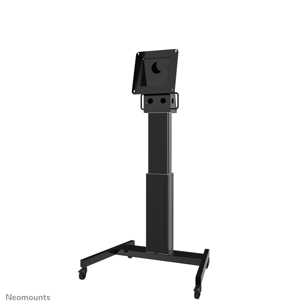 Neomounts NM-HUB2LIFTBLACK Carrello TV fino a 50" - max 150 kg - motorizzato alt. 134-184 cm - VESA 350x350 - nero