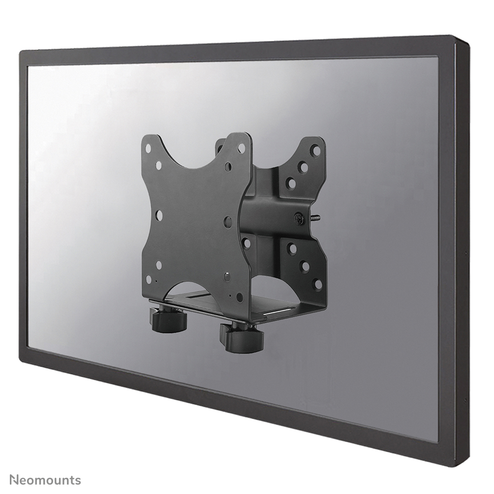 Il sottile Neomounts modello supporto client NM-TC100BLACK, installare un thin client semplicemente un braccio monitor.
