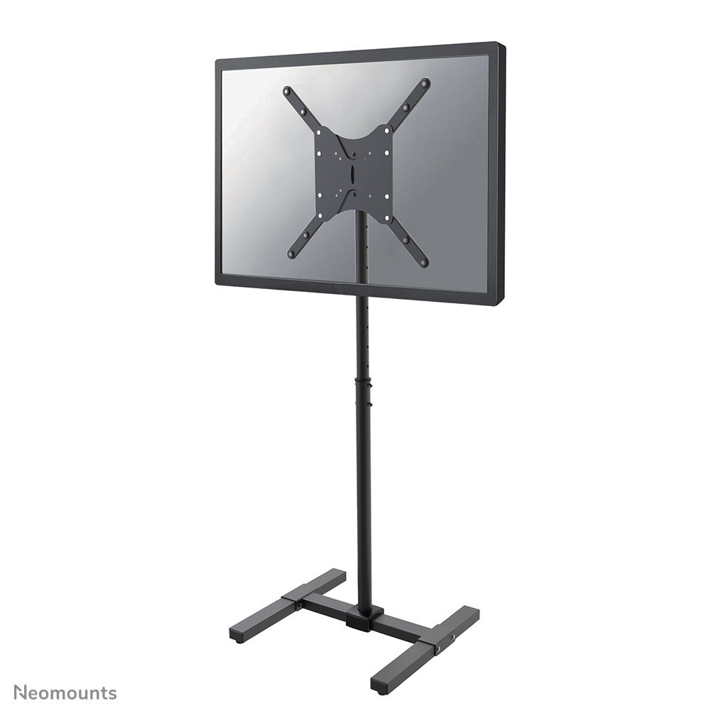 Neomounts NS-FS100BLACK Supporto da pavimento - 10-55" - max 20 kg - alt. 75-124 cm - VESA 75x75-400x400 - nero
