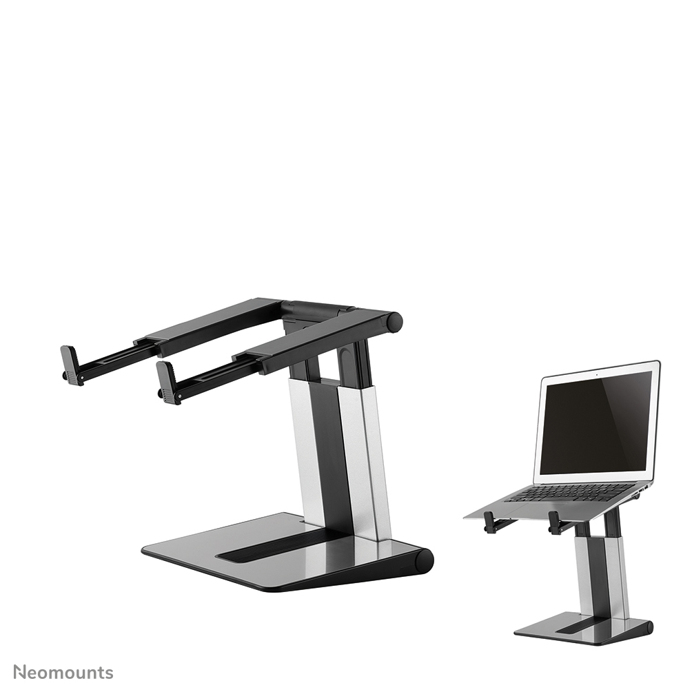 Neomounts NSLS200 Supporto per laptop - 10-17" - max 5 kg - alt. 20,7-26,7 cm - pieghevole - compatto - universale - argento
