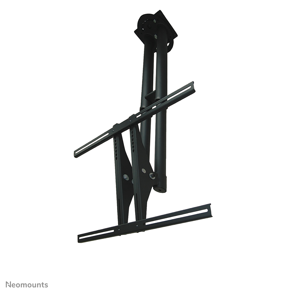 PLASMA-C100BLACK è un supporto da soffitto universale per schermi LCD/LED/Plasma fino a 75" (191 cm). Altezza regolabile da 67 fino a 107 cm.
