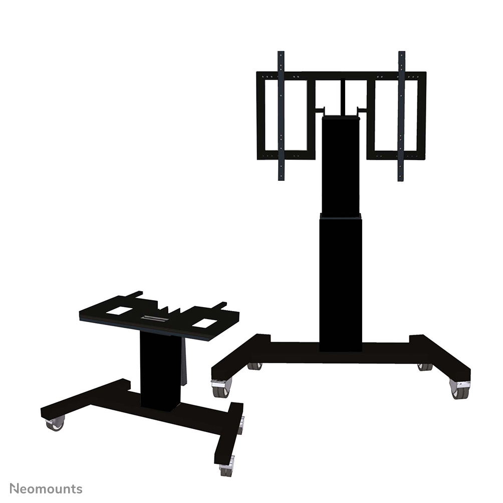 Neomounts PLASMA-M2500TBLACK Carrello TV - 42-100" - max 150 kg - motorizzato alt. 91-141 cm - VESA 400x200-800x600 - funzione inclinazione tavolo - nero