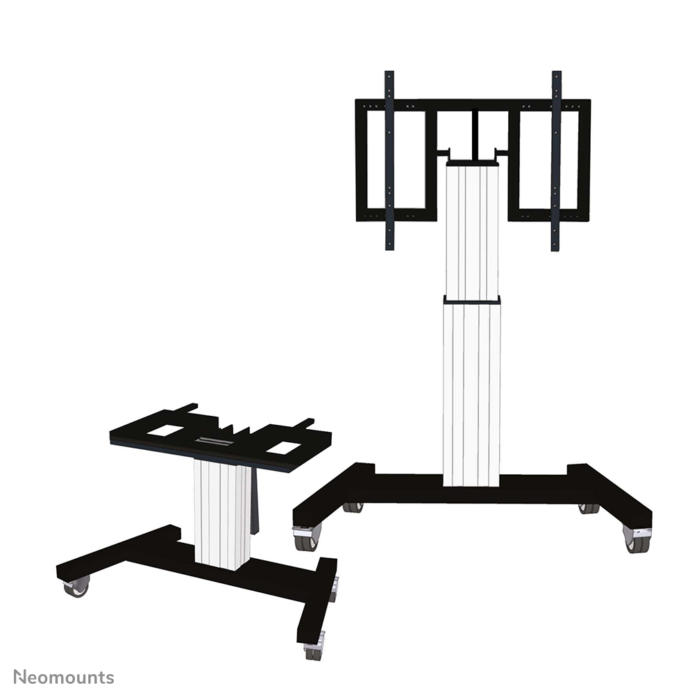 Neomounts PLASMA-M2500TSILVER Carrello TV - 42-100" - max 150 kg - motorizzato alt. 91-141 cm - VESA 400x200-800x600 - funzione inclinazione tavolo - argento